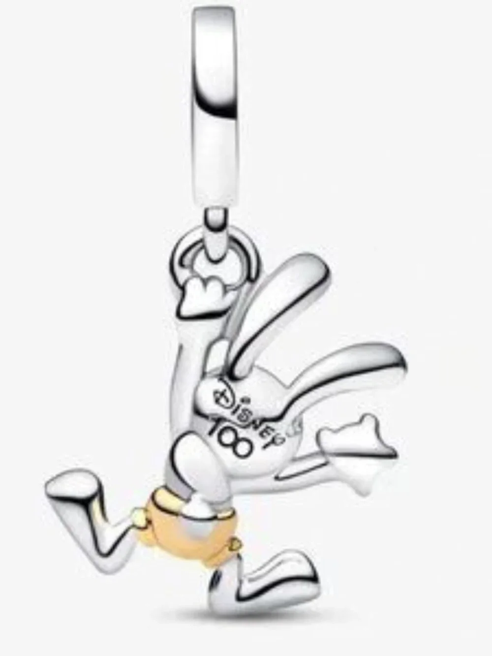 Pandora Disney Anniversary Oswald 0.009 ct tw Lab-created Diamond Dangle Charm